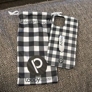 Loopy iPhone 12 Pro case in buffalo plaid